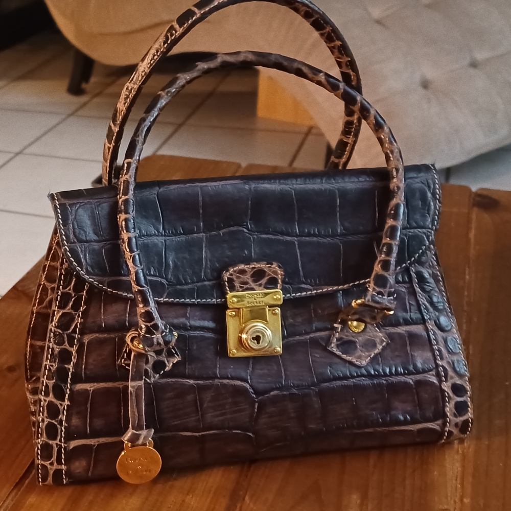 Dooney and Bourke Alto crocodile locking bag